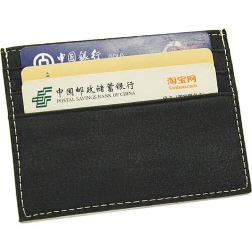 Mens Vintage Crazy Horse Genuine Leather Credit ID Business Card Holder Horizontal Card Wallet Customiz Name LOGO