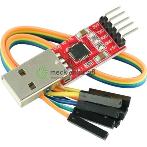 NEU CP2102 USB 2.0 to TTL UART Serial Converter Module 5P STC PRGMR with cable