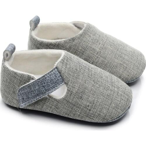 Baby Boy Shoes Infant First Walkers Nonslip Hard Sole Toddler Baby Shoes Autumn/Spring for 0-18M