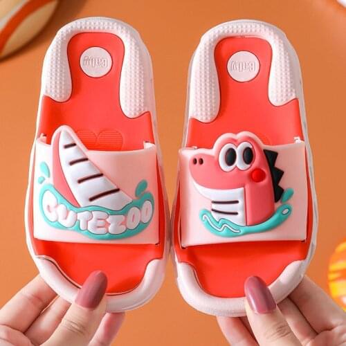3-9Y Kids Adult Cartoon 4 5 6 7 8 10 11 year Indoor Bathroom Slippers Toddler Boys Girls Home Flip Flops Children Bedroom Shoes