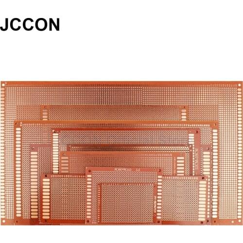 20Pcs PCB Prototype Board Circuit Protoboard Universal DIY Matrix Single Row Continuous Hole 5Pcs Each Mixed Size 5x7 6x20 7x9