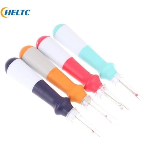 Plastic Handle Sharp Craft Thread Cutter Seam Ripper Safety Handle Stitch Unpicker Hand Tools Needles Arts Sewing Accessories