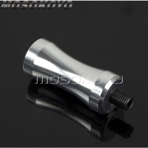 1pcs Silver Motorcycle Shift Gear Foot Pegs CNC Aluminum Shifter Heel Toe Pedals for Harley Cafe Racer Bobber Chopper Custom