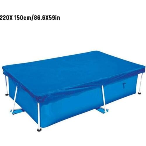 PE Cover Cloth Mat Cover frame pool For garden Swimming Pool Cover Rainproof Dust Cover 400*211CM/300*200CM/260*160CM/220*150CM