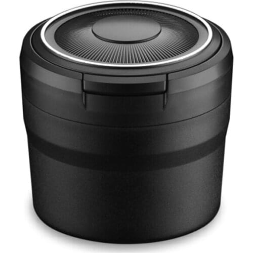 Portable Ashtray with LED Light Auto Moke Cup Holder Ash Tray for Car Smokeless Ashtrays Car Accessories