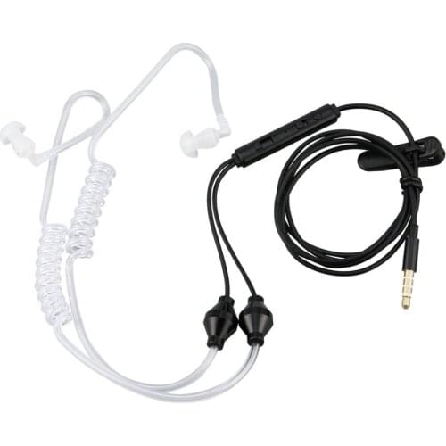 Portable Anti-Radiation In-Ear Earphone Headsets Stereo Sports Gym Earphones with Mini Mic for Smart Phone Huawei Xiaomi