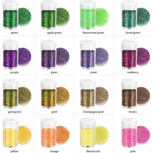 32 Colors Epoxy Resin Glitter Powder Various Craft Glitter Powder Suitable for Resin Crafts Body Face and Nails