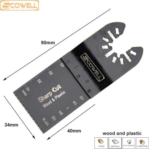 50% OFF Sharp Cut 10pcs 34mm (1-1/3") Oscillating Multi tools Saw Blades Reciprocating Saw Blades Jigsaw Plunge Blades