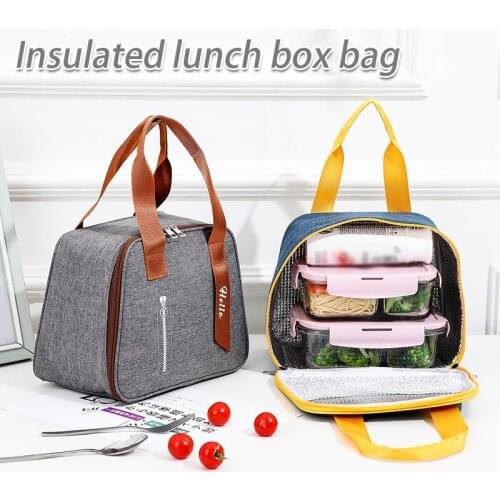 Thermal Bento Box Bag Premium Quality Waterproof Durable Lunch Box Organizer for Office Worker Picnic Lunch Box Portable