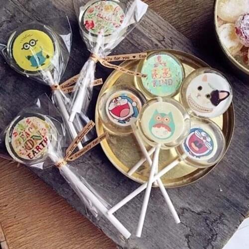 Hight Grade 100Pcs 6x9/7x10/8x12/9x15cm Transparent OPP Chocolate Flat Open Top Plastic Bag Candy Lollipop Packaging Bag