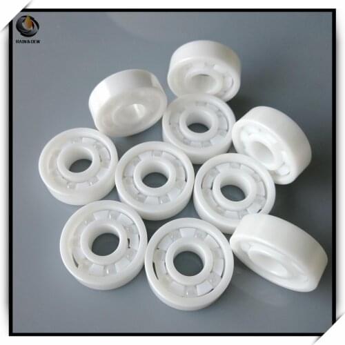 2Pcs 608 Full Ceramic Bearing Skate Stroller Bearing ABEC-9 8*22*7 mm ZrO2 Material 608CE All Zirconia Ceramic Ball Bearings