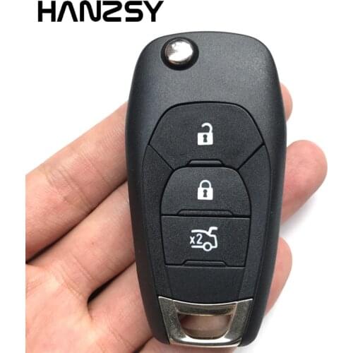 3 Buttons Folding Flip Key Case For Chevrolet Captiva Cruze Aveo Spark Replacement Car Remote Key Shell Fob Cover HU100 Blade