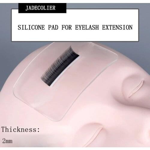 Jadecolier 1pcs soft silicone pad for eyelash extension easy pick up eyelash extension tools stand& holder
