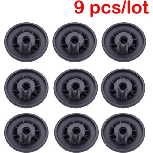 9Pcs Dishwasher Roller Lower Rack Basket Wheel For Bosch For Neff For Siemens 165314 Replacement parts