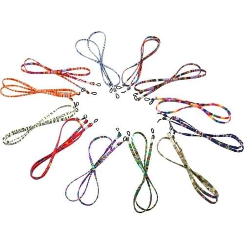 12Pcs Glasses Neck Cord Strap Sunglasses Lanyard Chain Reading Glass Holder Boho Style for Sports Running Women Men Use