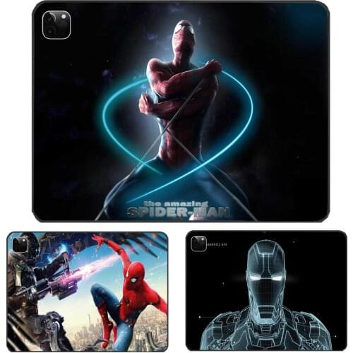 Marvel Avengers Captain America Iron Man Spider-Man iPad Case For i Pad 10.2 Case Hunter X Hunter Soft Silicone Back Funda Prote