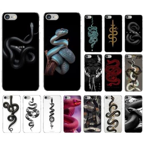 LVTLV Flower snake Phone Case for iPhone 11 12 pro XS MAX 8 7 6 6S Plus X 5S SE 2020 XR case
