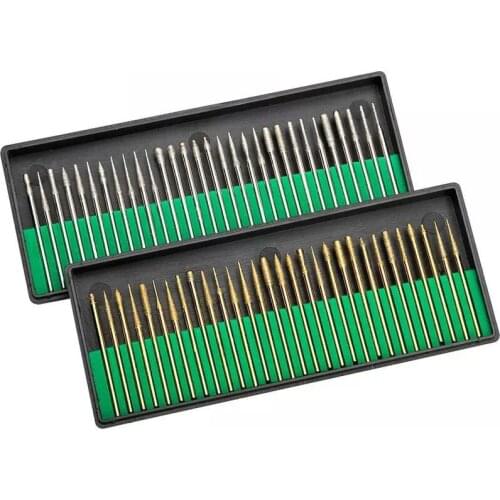 Citop 30pcs 3mm Shank Diamond Burs Set With Box For Electric Grinder Power Tool Accessories Abrasive Tools