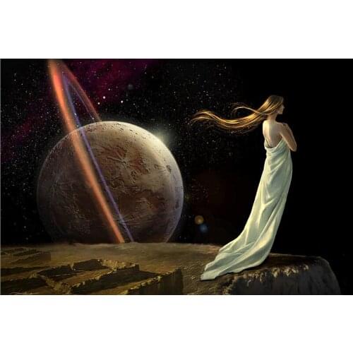 Planetary fairy The wooden puzzle 1000 pieces ersion jigsaw puzzle white card adult childrens educational toys