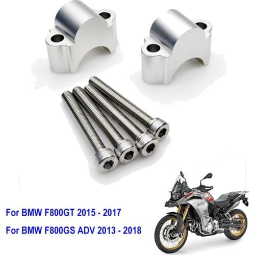 For BMW F800GS ADV 2013 2014 2015 2016 2017 Motorcycle Handlebar Clamp Lifter Lengthened Handlebar Mount BMW F800GT 2015-2017