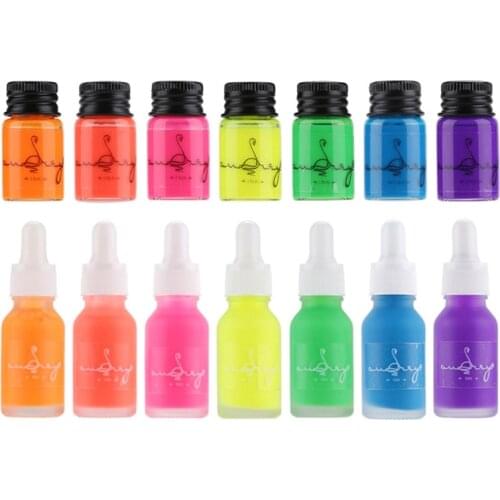 5/15ml Fluorescence Bottled Dip Fountain Pen Ink Writing Signature Pen Refil Ink