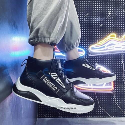 Goldfly Men's High Top Sneakers