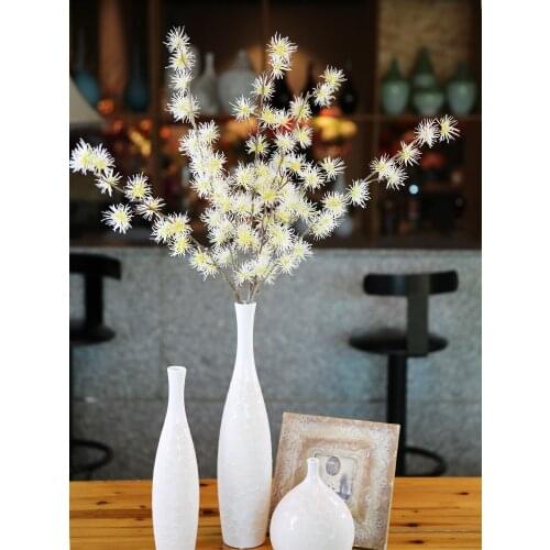 2 Fork Artificial Plants Sea Urchin Faux Plastic Grass For DIY Decors Wedding Home Party Living Room Decoration 93cm