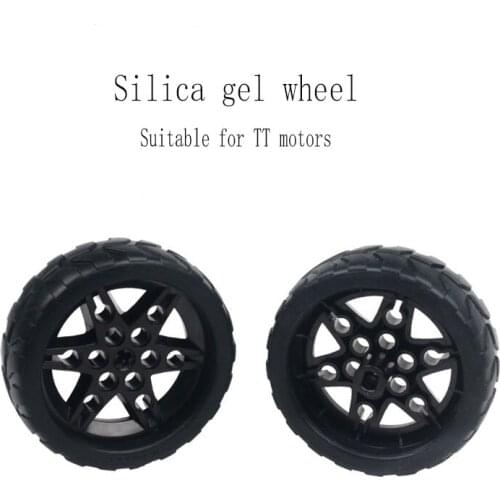 Newest Silica wheel /TT motor tyre/DIY accessories are suitable for robots