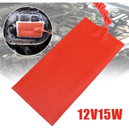 Quick heat Silicone Heater Pad Home Improvement 12V 15W Car Fuel Tank Home New