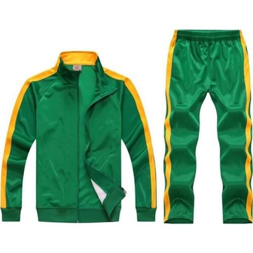 2019 Football Training Tracksuit Men Team Track Suit Zip Track Jacket Sweatpants Joggers Man Sportswear Sport Suits Jogging Set