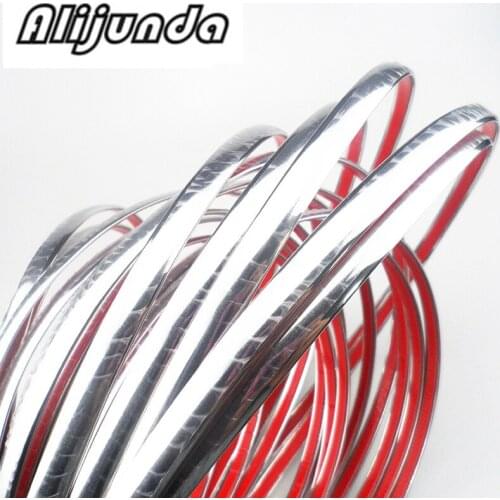 Car-styling 10mmx15m DIY Car decoration Chrome Strip sticker for Cadillac XTS SRX ATS CTS/Renault Koleos Fluenec Latitude