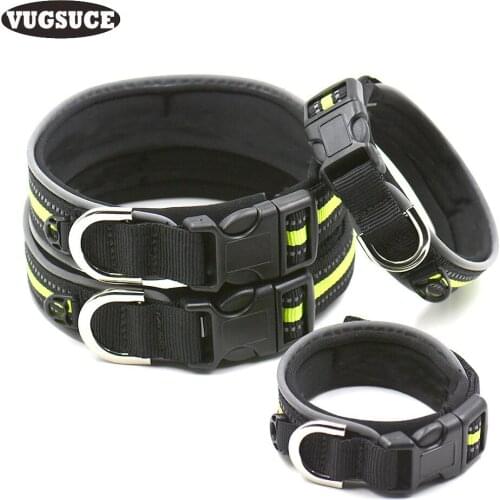 XPangle Reflective Dog Collar Nylon for Small Dogs Adjustable PersonalizedPet Collar Necklace for Puppy Cat Outdoor Light