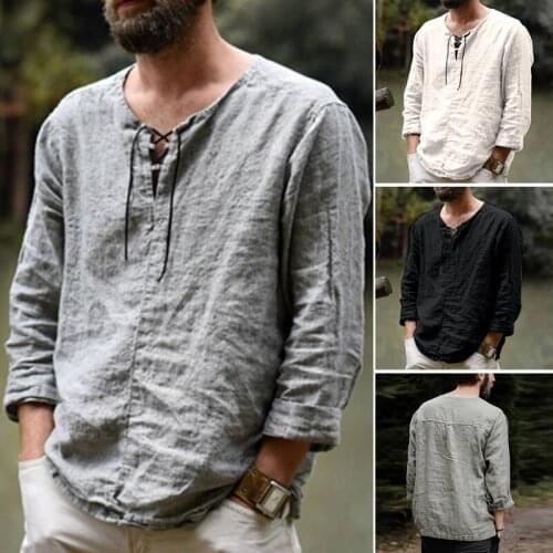 Yufeida Men's Long Shirts