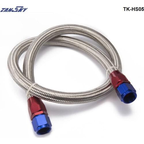 1.4 Meter A10-0A Stainless Steel Braided Line & Fitting Hose End Adapter Kit NEW TK-HS05