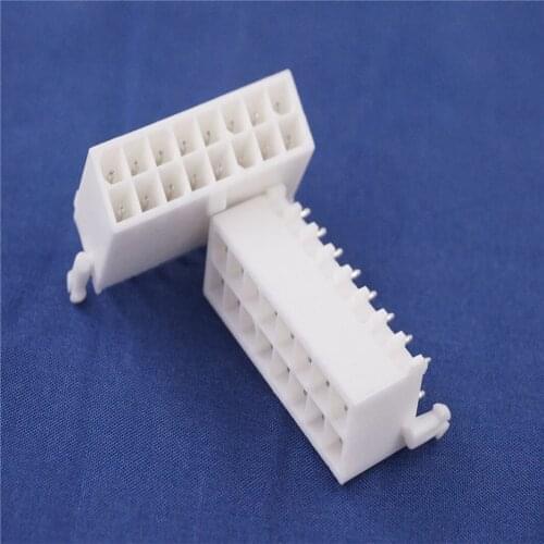 1 Piece 2x8 Wafer 4.14 mm Male Header 16 position 0.163" Straight Through Hole Cross Mini Universal Mate-N-Lok 794068-0 Shrouded