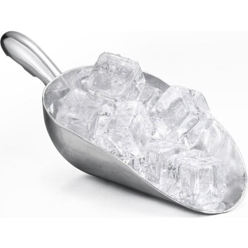 Aluminum Alloy Ice Shovel Scoop Ice Spoon Big Shovel Good Quality Restaurant Hotel Bar Ice Spoon Portable Tools Cutlery 1pcs