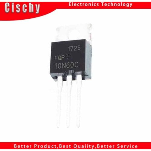 10PCS FQP10N60C TO-220 10N60C 10N60 TO220 new MOS FET transistor