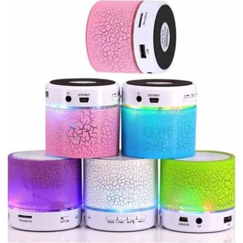 2020 Factory price Portable Mini led light smart wireless Bluetooth Speakers s10 with FM radio