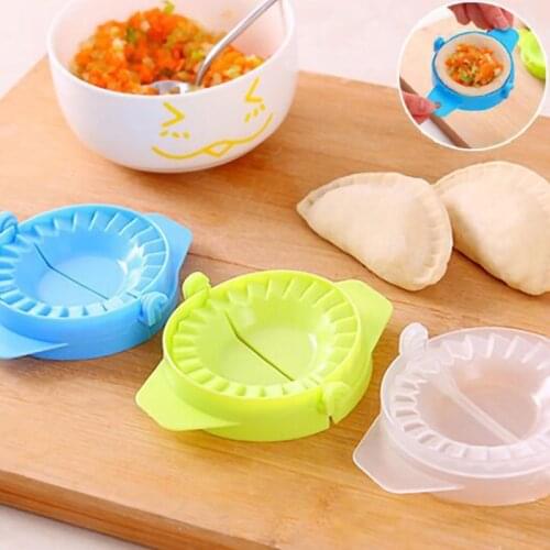 8cm Dumpling Molds Plastic Dough Pie Press Cutter Tools Kitchen Chinese Food Jiaozi Ravioli Maker Mould