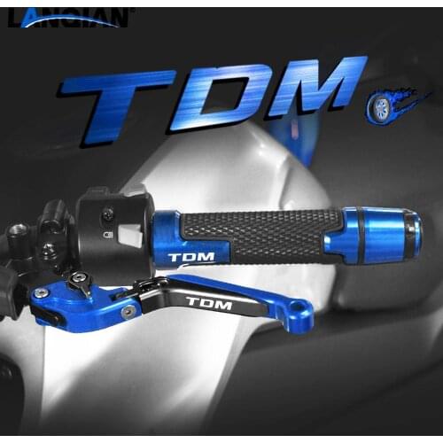 For Yamaha TDM 900 850 Motorcycle Accessories Brake Clutch Levers Handlebar Hand Grips Ends TDM900 2004-2014 TDM850 1991-2002