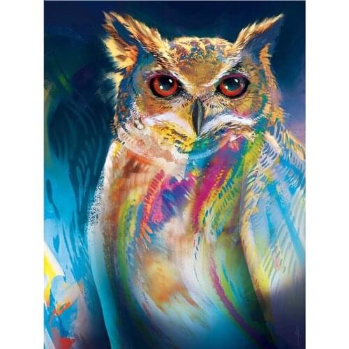 5D Diy Diamond Painting Cartoon owl 3D Diamond Mosaic Full Square/round Rhinestone Diamond Embroidery Sale home decoration TY881