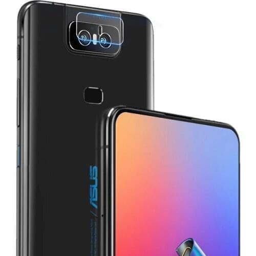 For ASUS Zenfone 8 / 8Z ZS590KS 5.9" Clear Ultra Slim Rear Back Camera Lens Protector Cover Soft Tempered Glass Protection Film