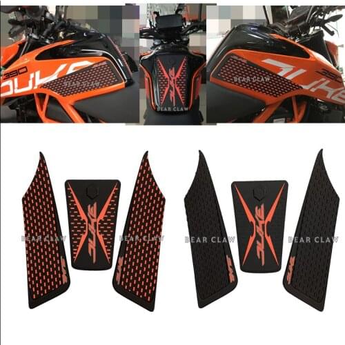 For KTM DUKE390 DUKE 390 2018-2019 High quality Motorcycle Tank Traction Side Pad Gas Fuel Knee Grip Decal