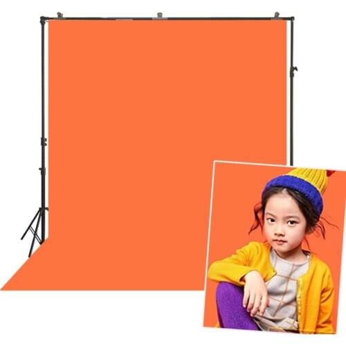 Photography Backdrop Solid Color Orange Background Game Livestreaming Screen Video Backdrop Photo Studio Photoshooting Wallpaper