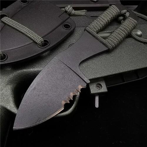 14CM (5.5') 58HRC Fixed Blade Pipe Cutter Pocket Knives Pare Peel Fruit Multipurpose Blade Outdoor Cuchillo Facas Parcel Knifes
