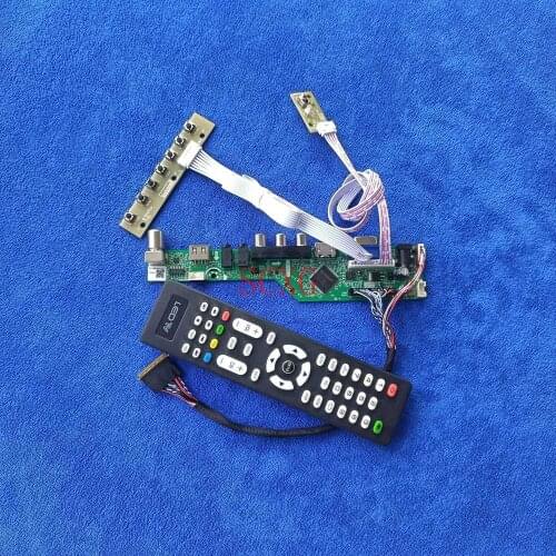 For B140XTN02.0/B140XTN02.3/B140XTN02.5 Kit LVDS 40 Pin Analog signal LED 1366*768 Matrix drive board HDMI-compatible VGA USB AV