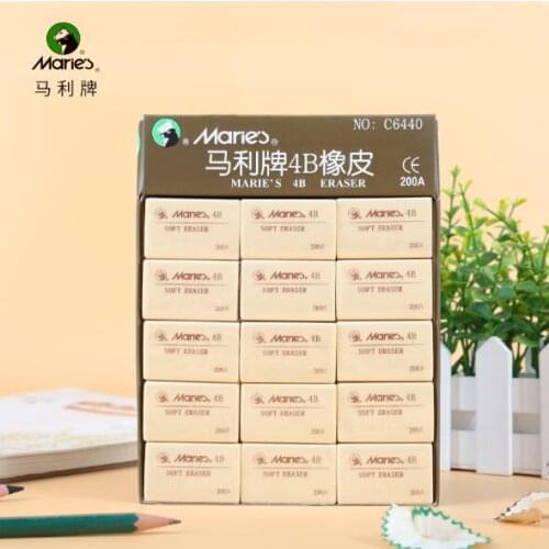 3pcs/lot 4B Soft Eraser For Sketch Drawing Pencil Students Art Tools School Office Stationery