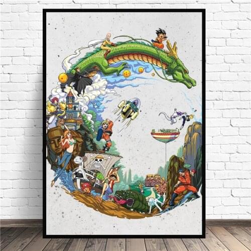 Best Anime Manga Heroes Curse Level Anime Art Canvas Poster Prints Home Wall Decor Painting