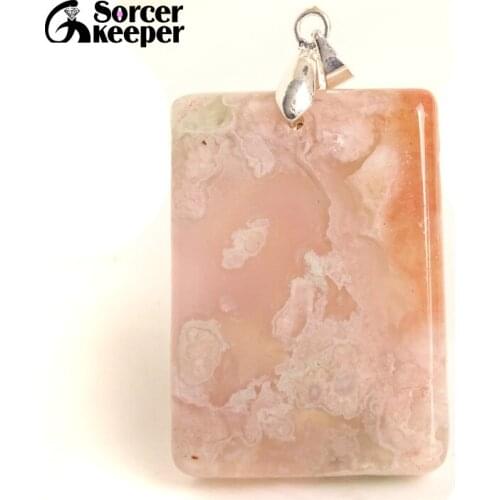 Real Female Natural Bijoux Femme Choker Necklaces Pendants Hand Made Cherry Blossoms Agates Stone Beads For Jewelry Making BF042