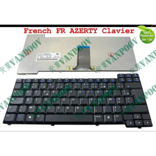 New AZERTY Laptop keyboard for HP Compaq Presario X1000 X1100 NX7000 NX7010 Pavilion ZT3000 ZT3400 Black French FR - 337016-051